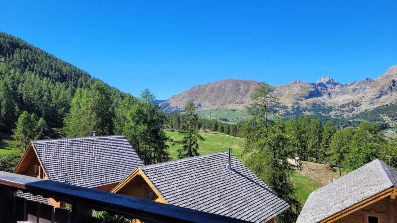 Saint-Étienne-en-Dévoluy Chalet Aneloup Vue D'Exception A La Joue Du Loup מראה חיצוני תמונה