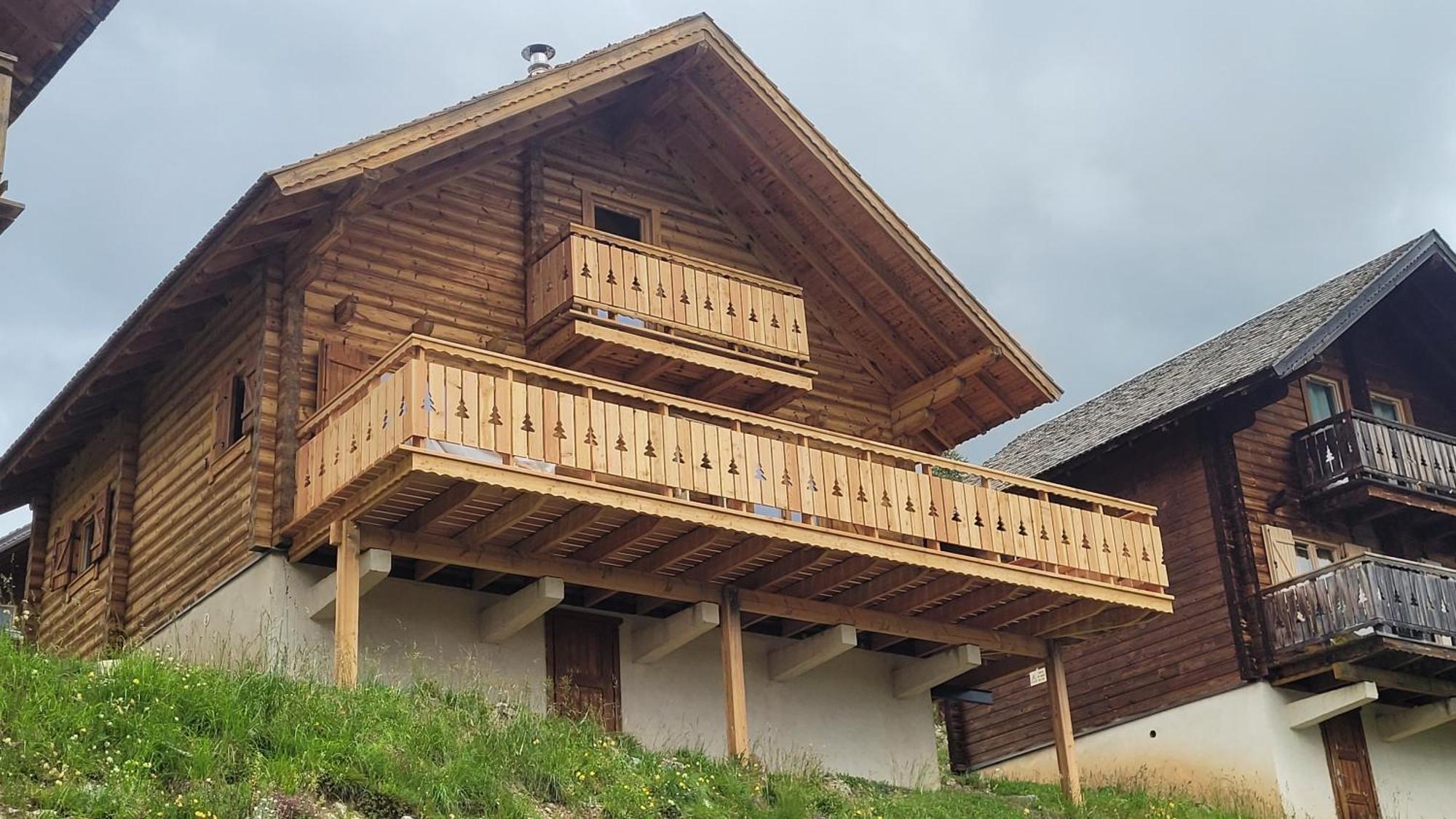 Saint-Étienne-en-Dévoluy Chalet Aneloup Vue D'Exception A La Joue Du Loup מראה חיצוני תמונה