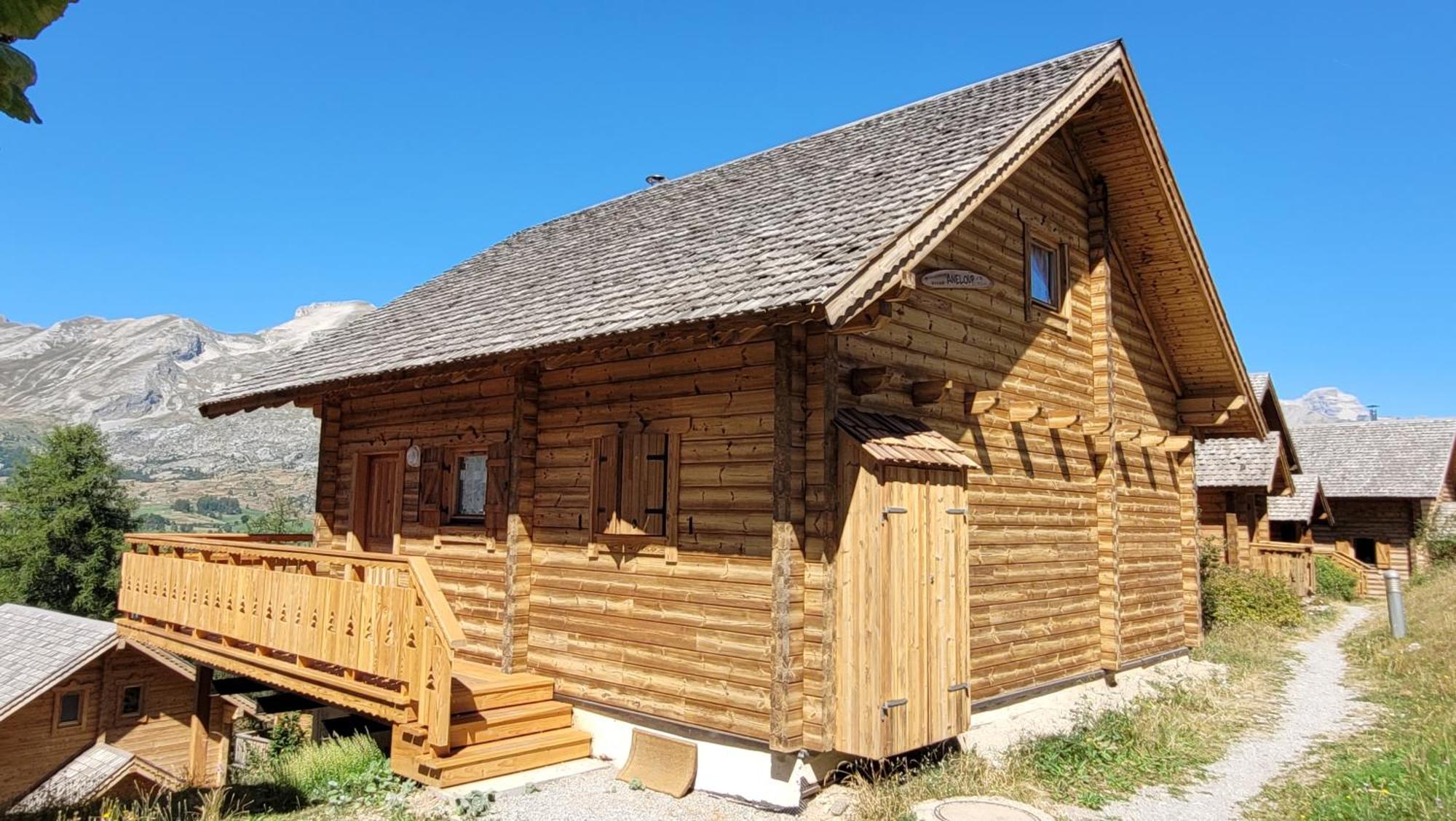 Saint-Étienne-en-Dévoluy Chalet Aneloup Vue D'Exception A La Joue Du Loup מראה חיצוני תמונה